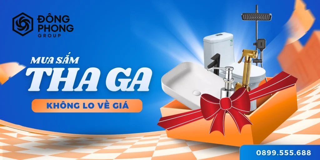mua thiết bị vệ sinh, nhà bếp tại Đông Phong