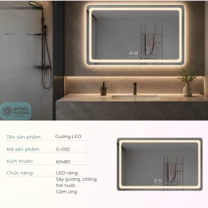 Gương nhà tắm G-002