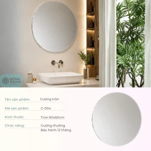 Gương nhà tắm G-004