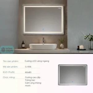 Gương nhà tắm G-005