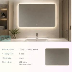Gương nhà tắm G-006