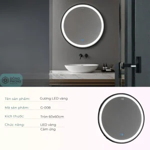 Gương nhà tắm G-008