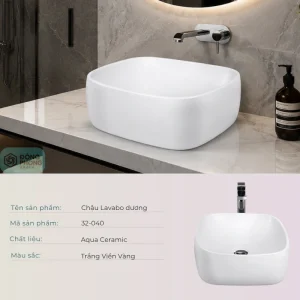Chậu rửa Lavabo 32-040