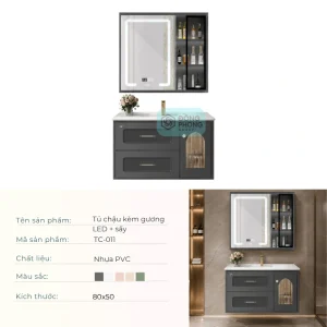Bộ tủ chậu TC-011